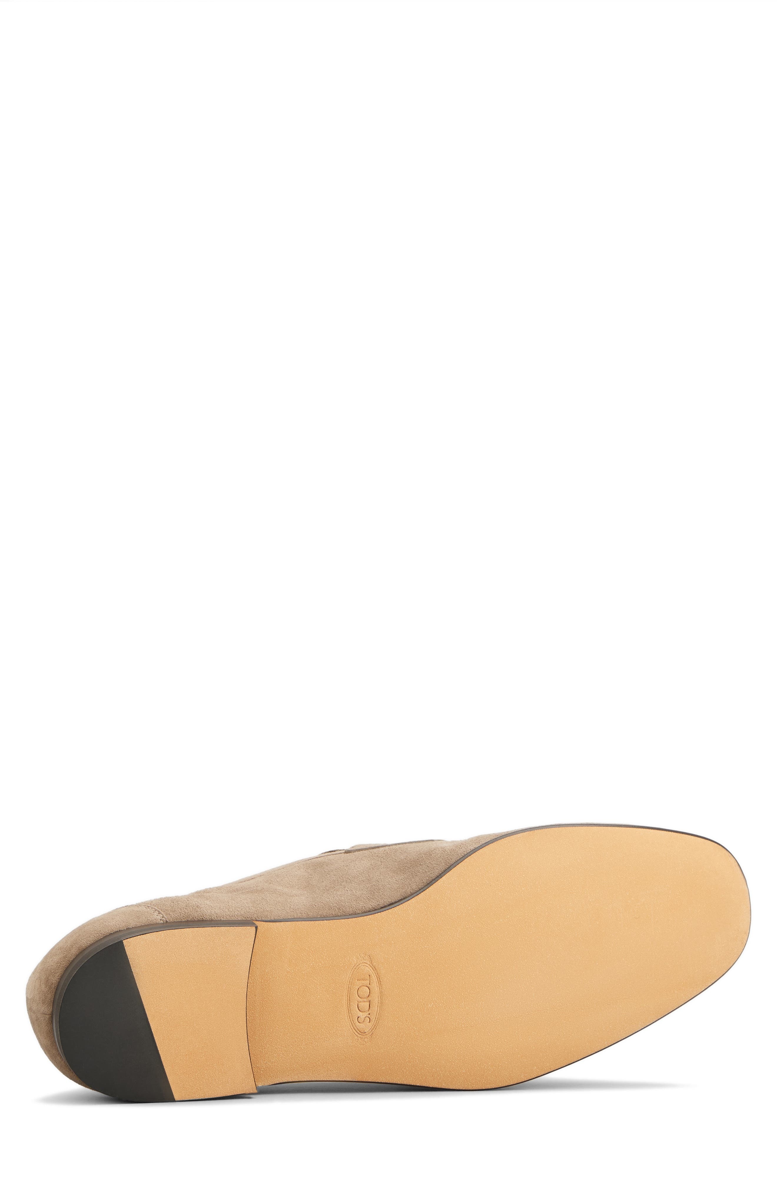 Tod's Goatskin Suede Penny Loafer in Creta Chiaro at Nordstrom - 4