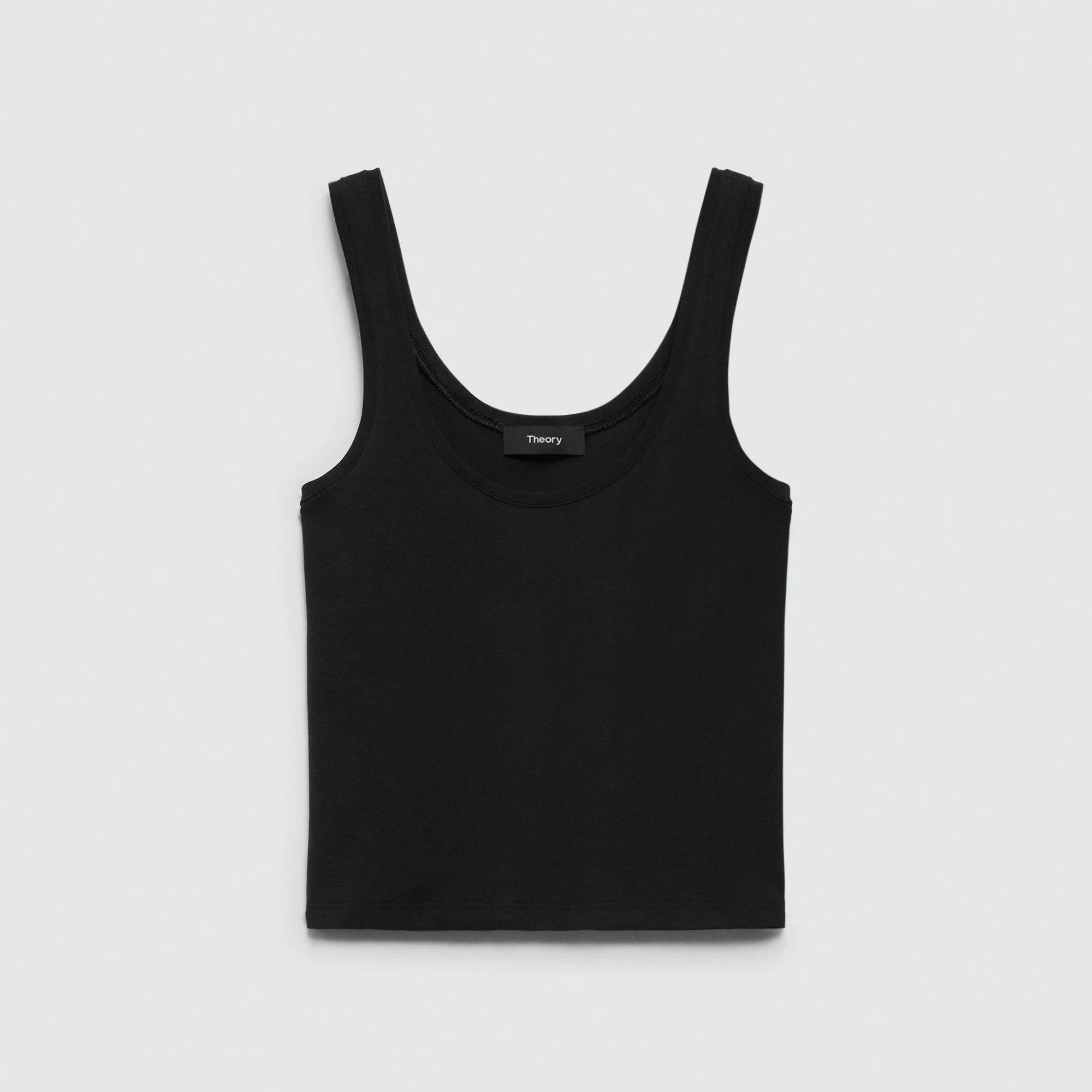 Scoop Neck Tank Top in Stretch Nylon - 1