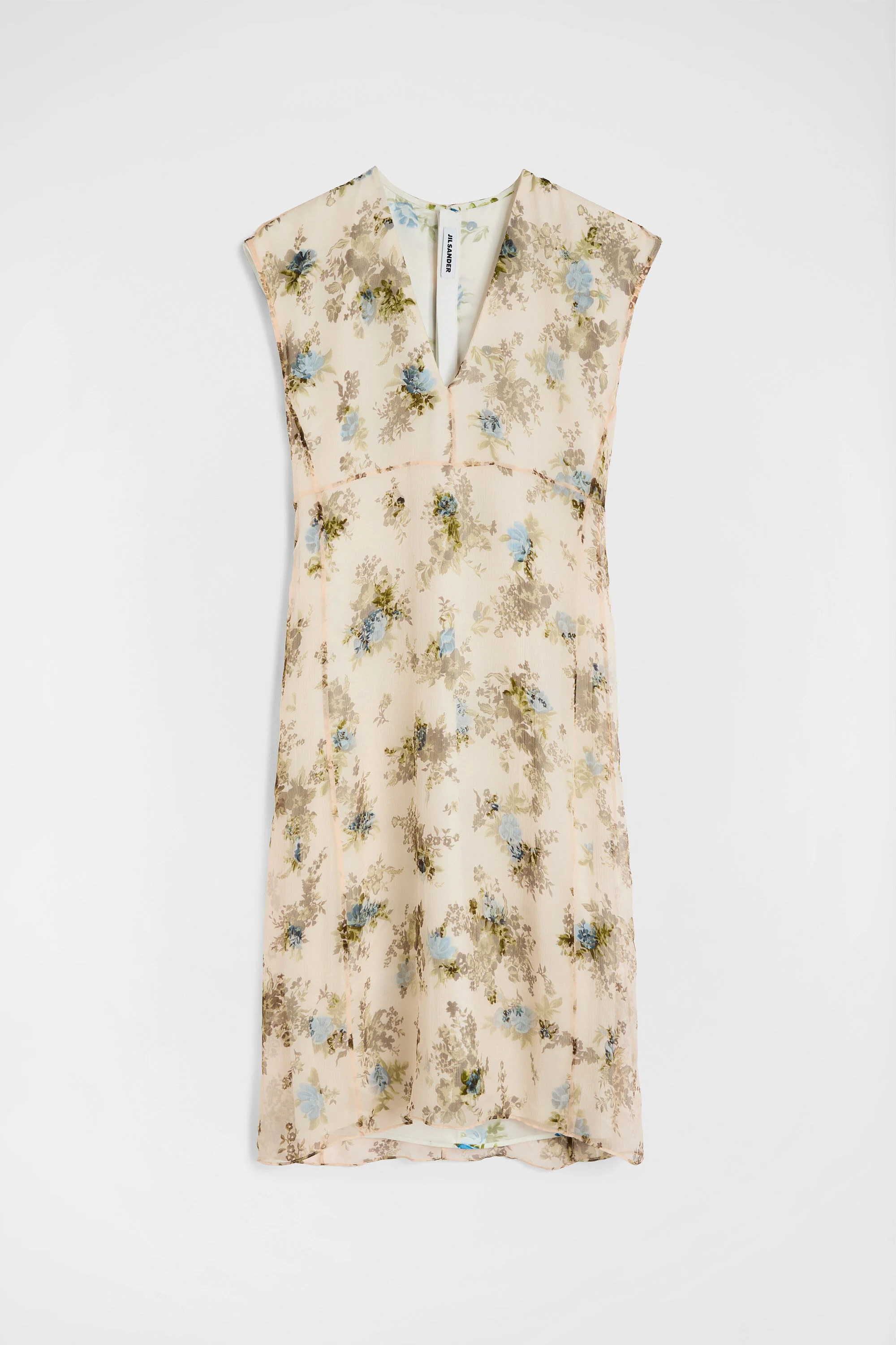 Silk Printed Dress - 1