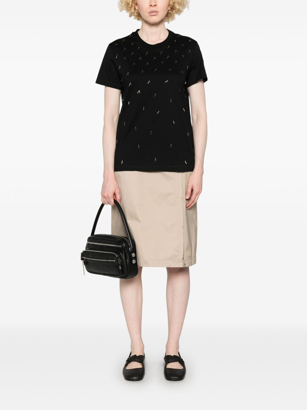 beaded T-shirt - 2