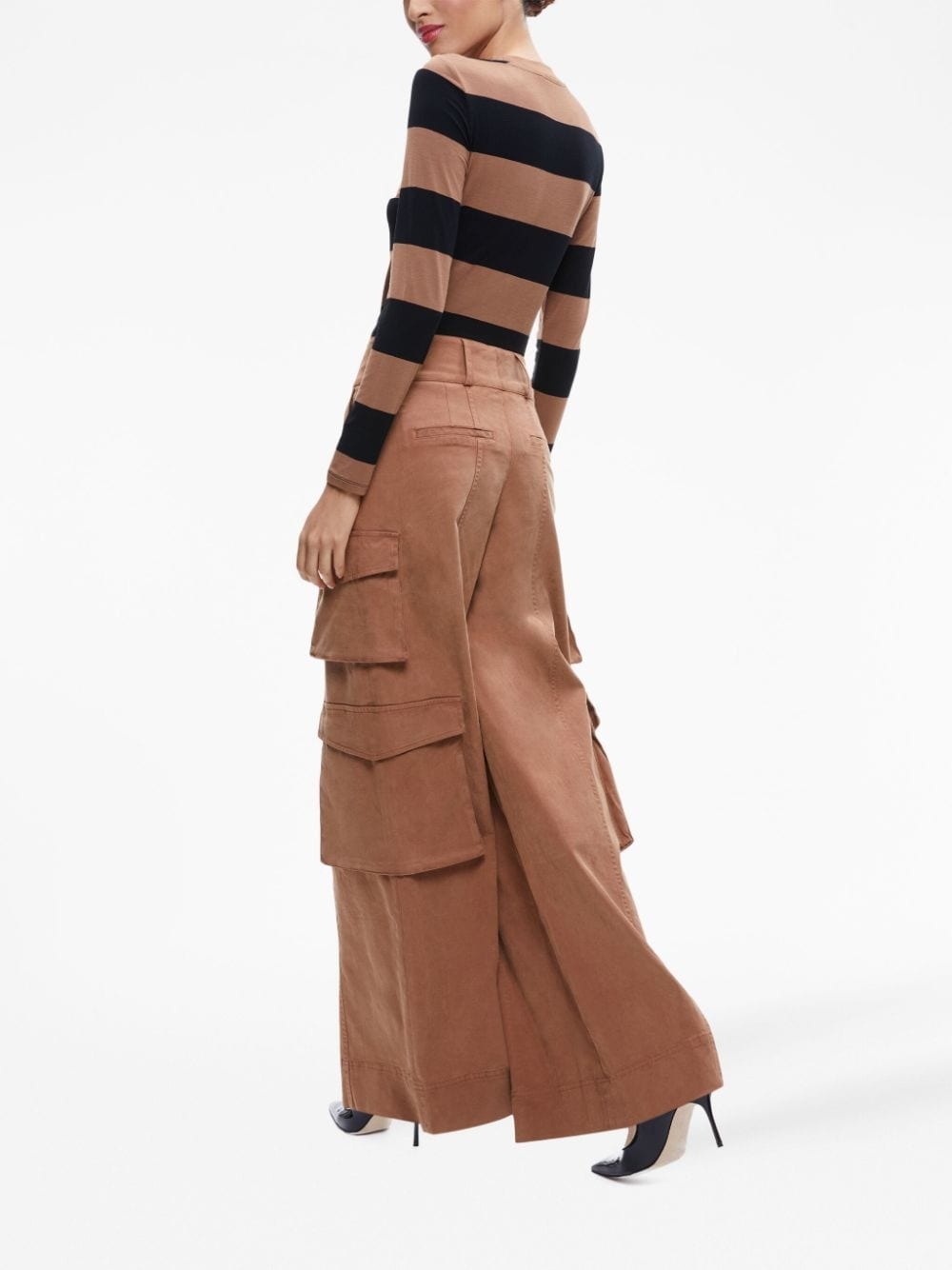 Mame wide-leg cargo trousers - 4