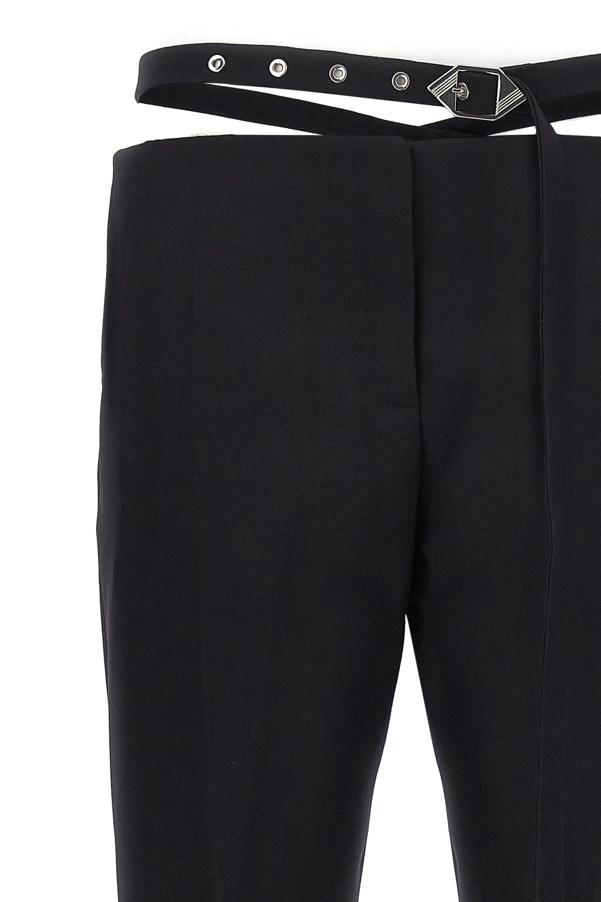 Belt detail trousers - 4