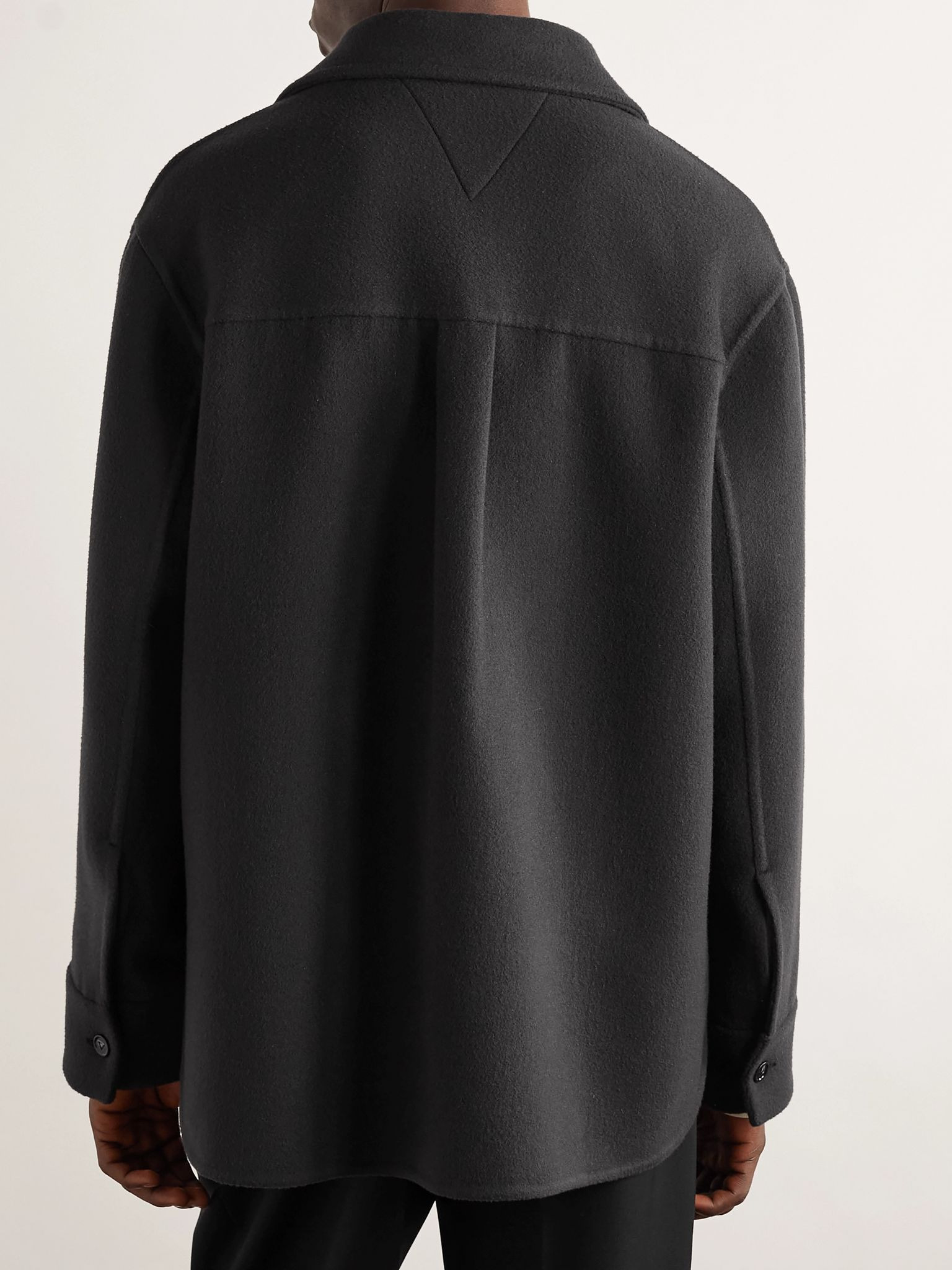 Cashmere Overshirt Dark gray - 3