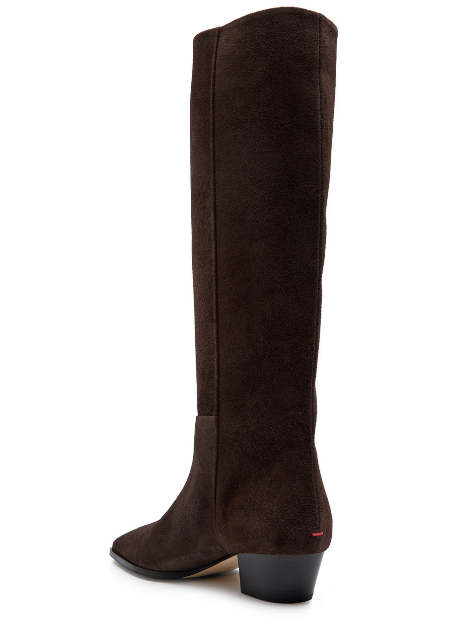 Aeyde Medea 50 Suede Knee-high Boots - 2