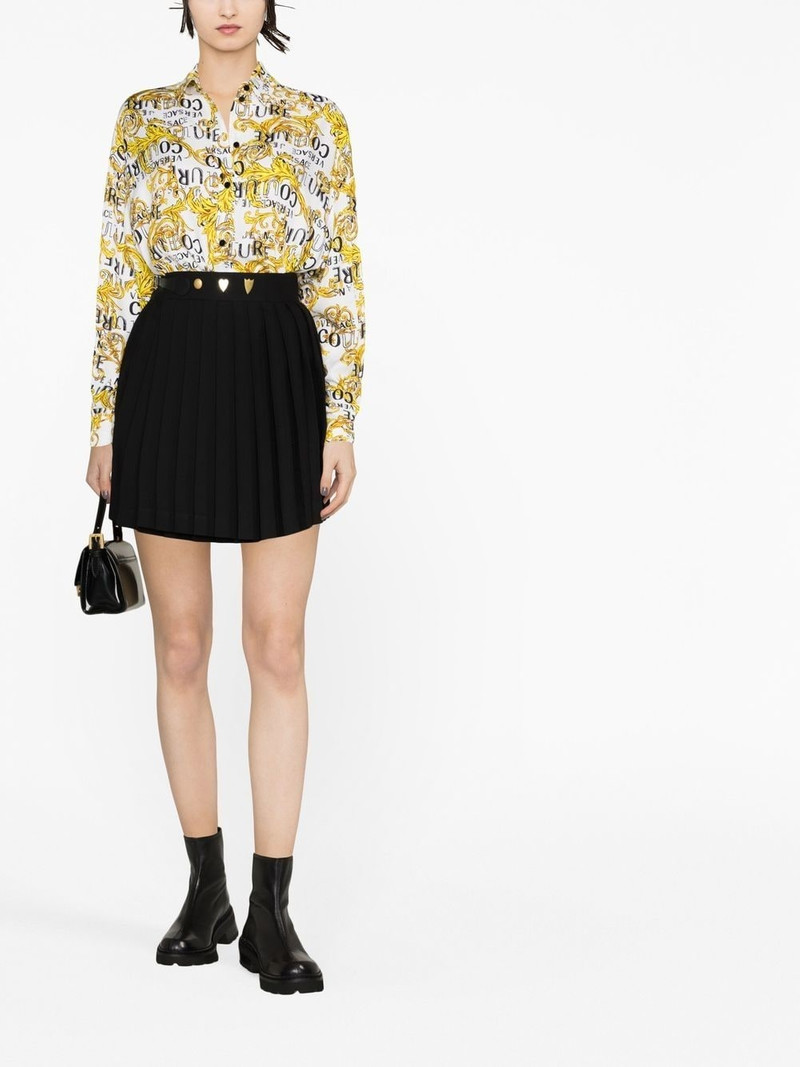 VERSACE JEANS COUTURE baroque logo-print shirt outlook