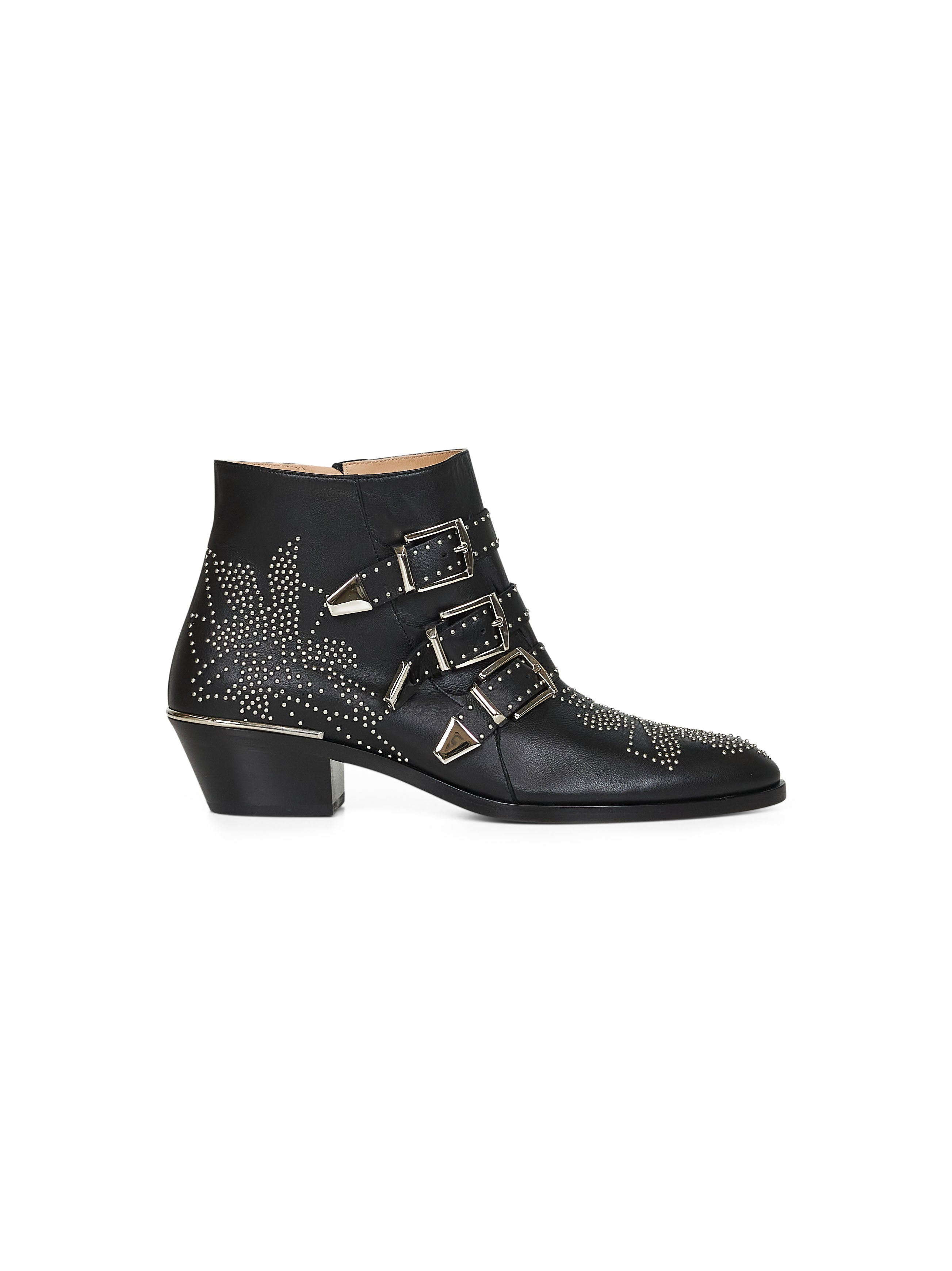 Black nappa leather Susanna ankle boots - 1