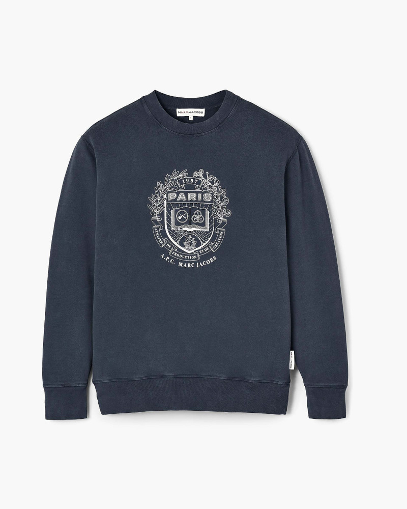 Marc Jacobs THE A.P.C. X MARC JACOBS SHRUNKEN PARIS CREWNECK outlook