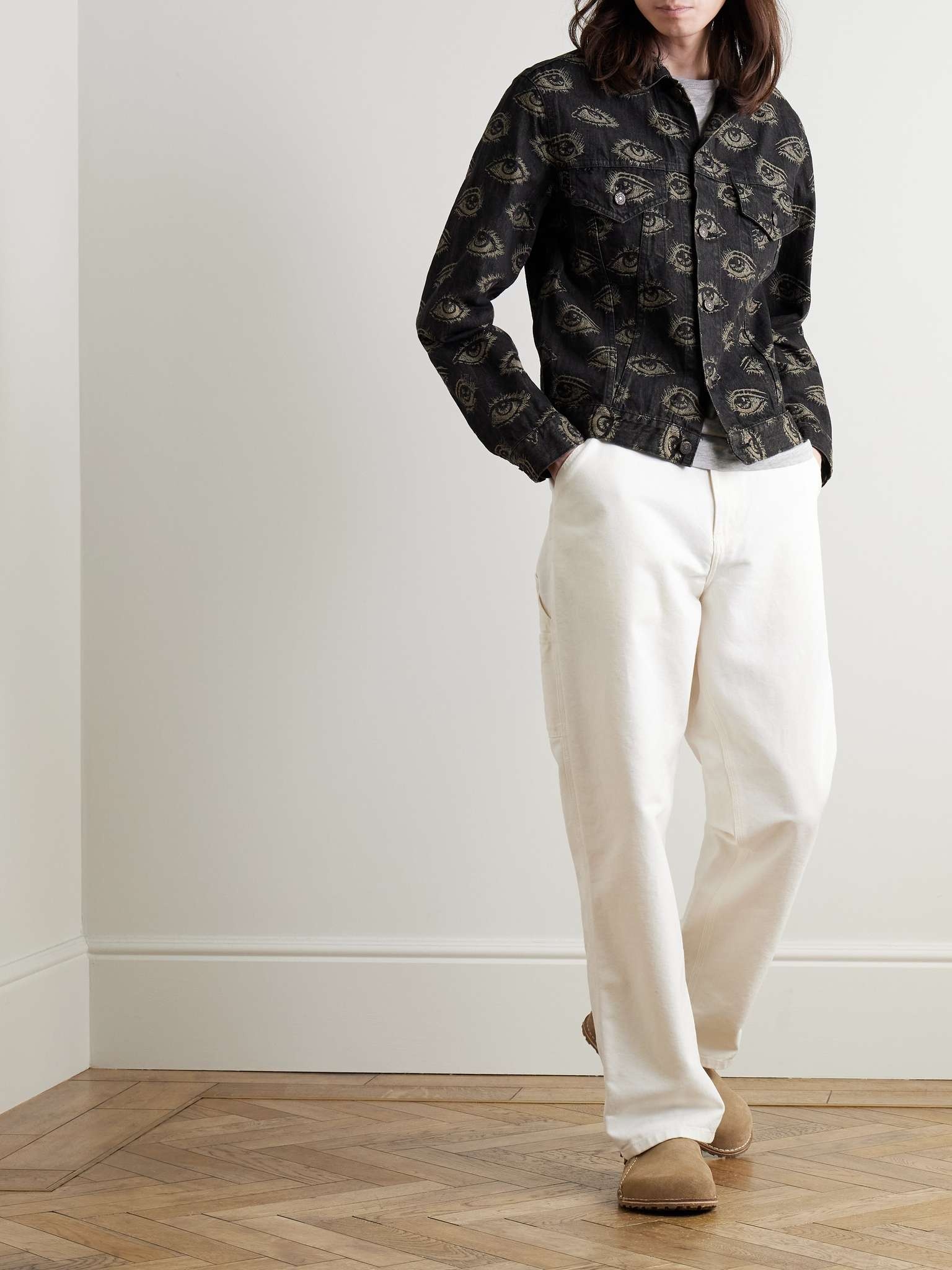kapital SPEAKEASY ジャケット Kapital Speakeasy Printed Denim Jacket | REVERSIBLE