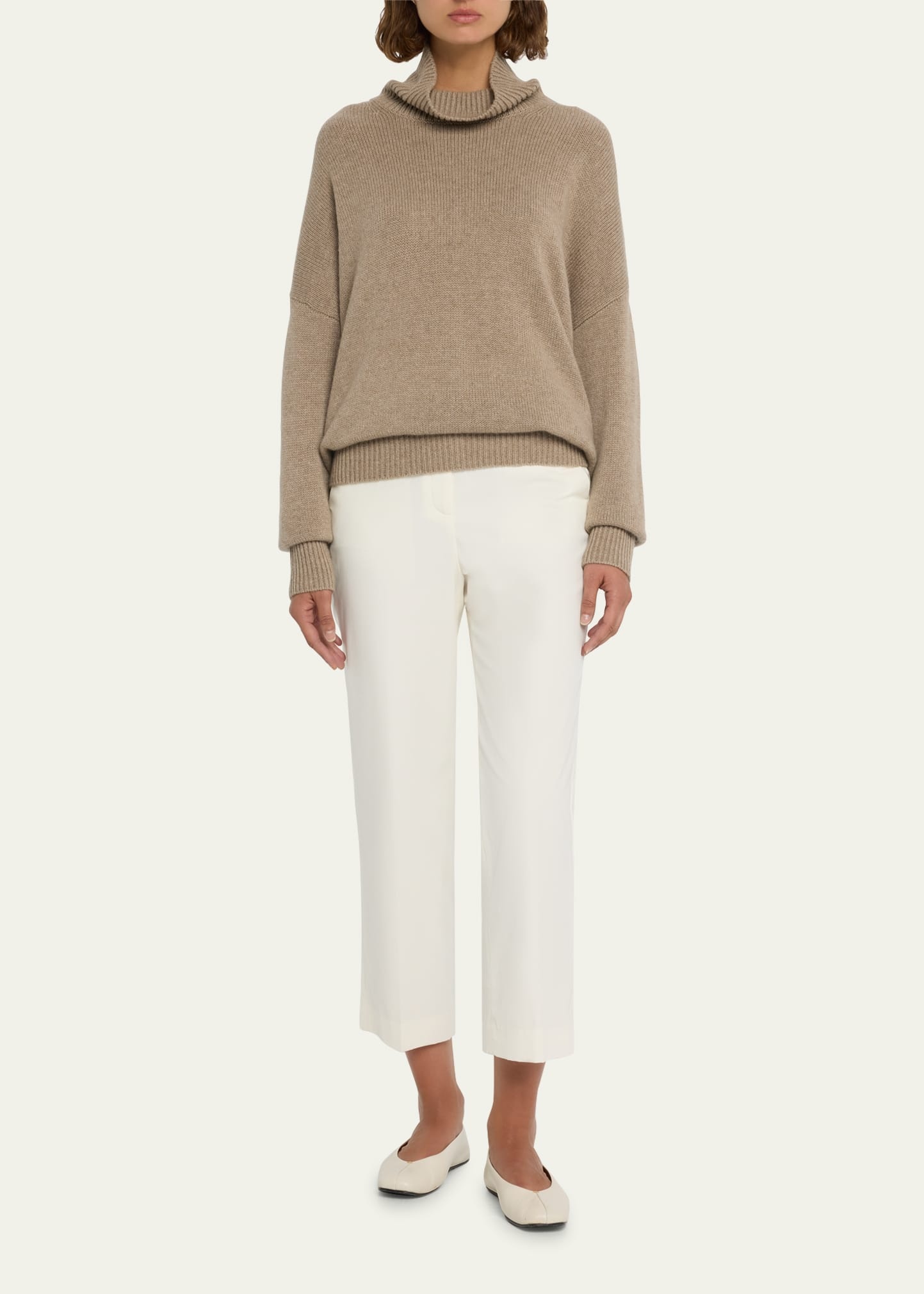 Heidi Cashmere Turtleneck Sweater - 2