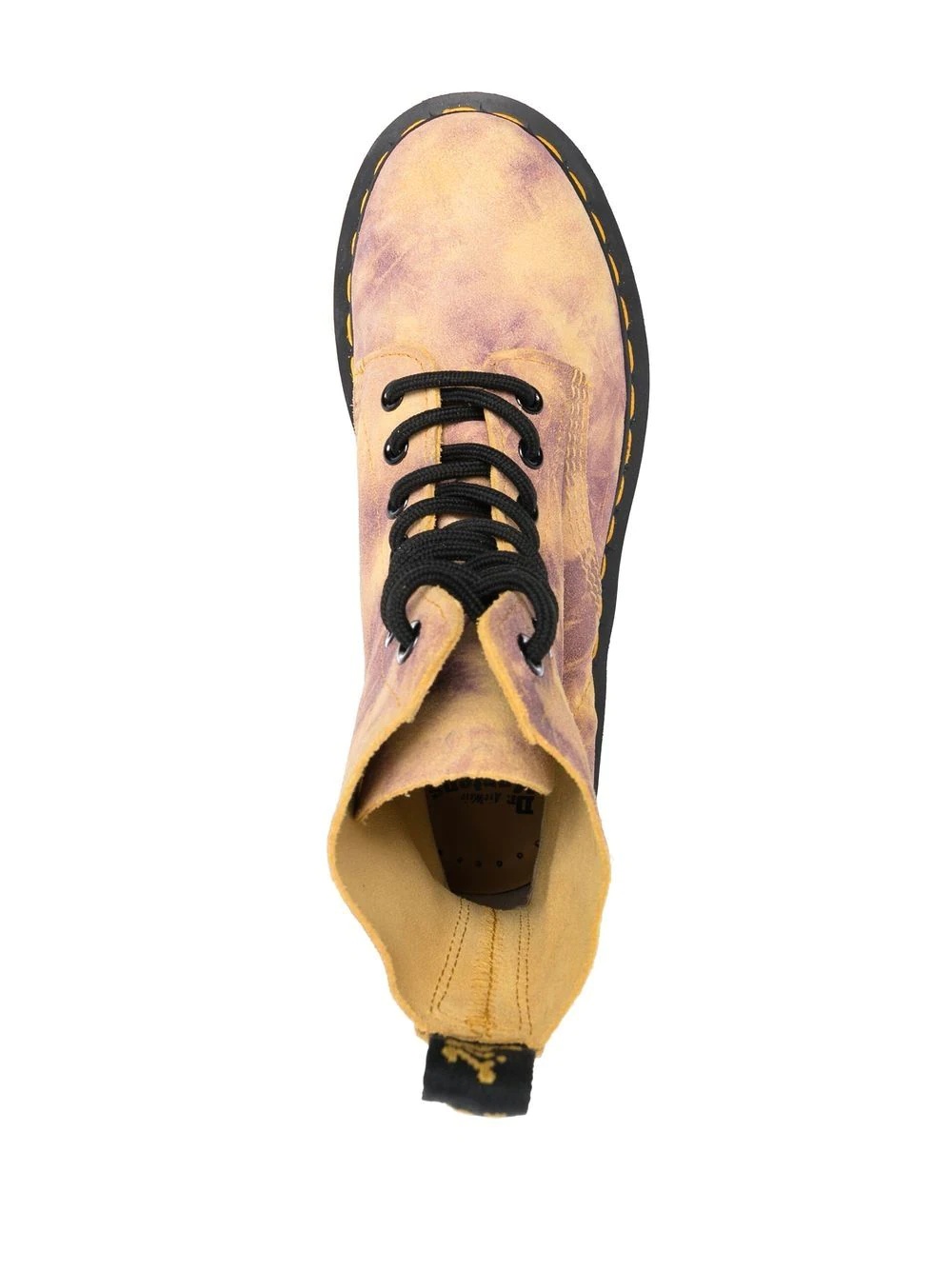 Pascal tie-dye combat boots - 7