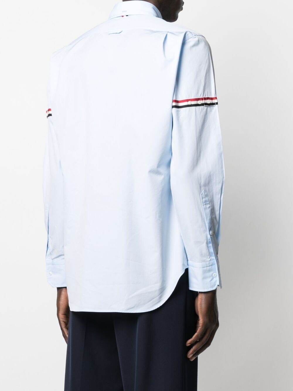 RWB-stripe long-sleeve shirt - 4