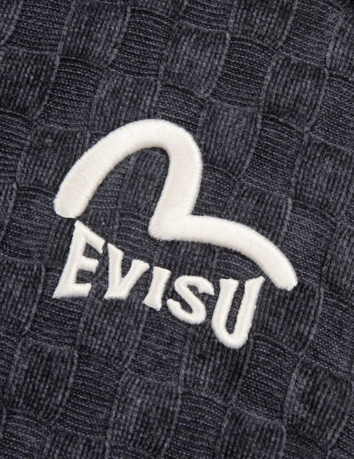 SEAGULL AND LOGO EMBROIDERY HALF-ZIP CROPPED SWEATSHIRT - 7