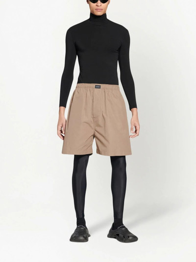 BALENCIAGA wide-leg Bermuda shorts outlook