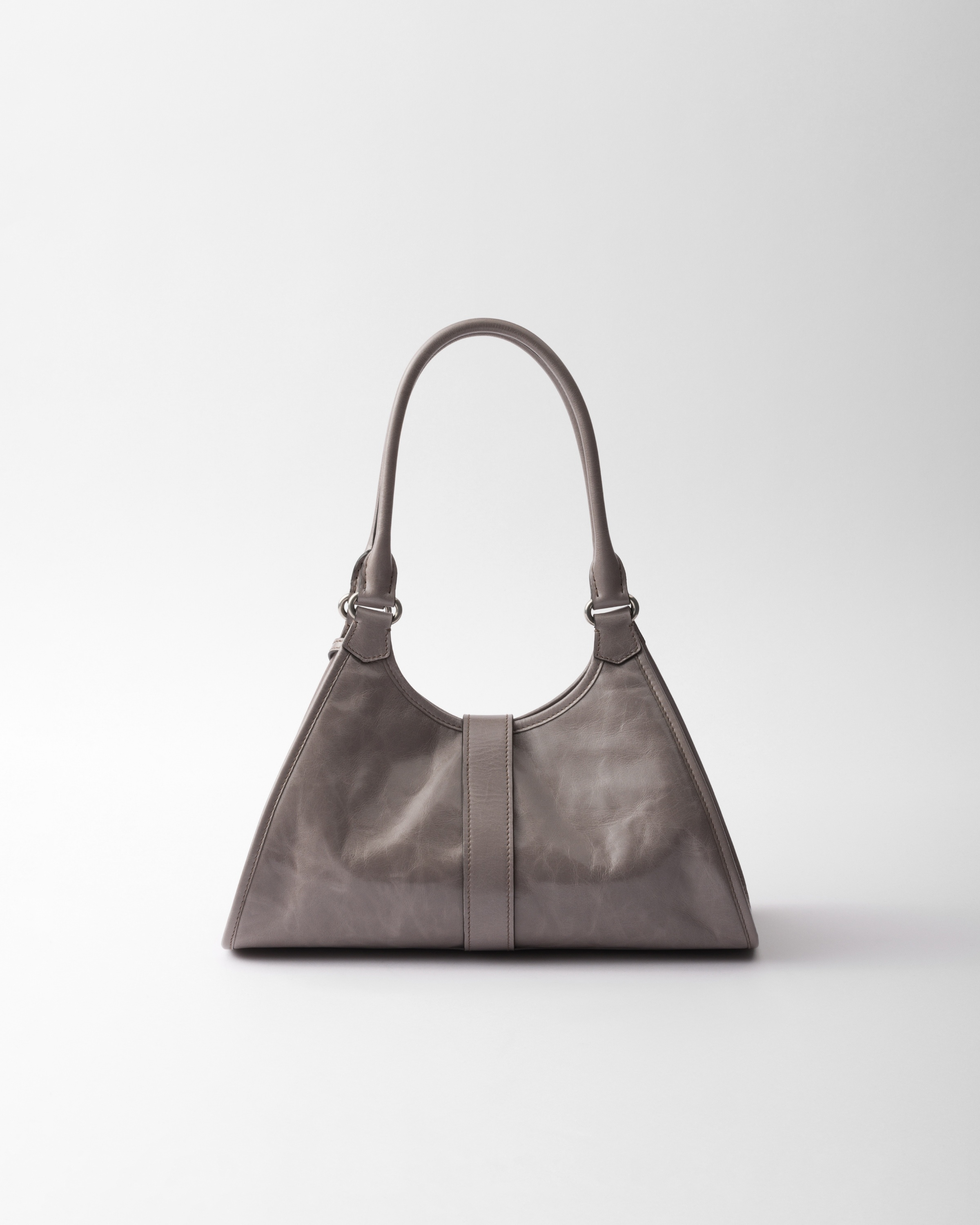 Medium leather tote bag - 3