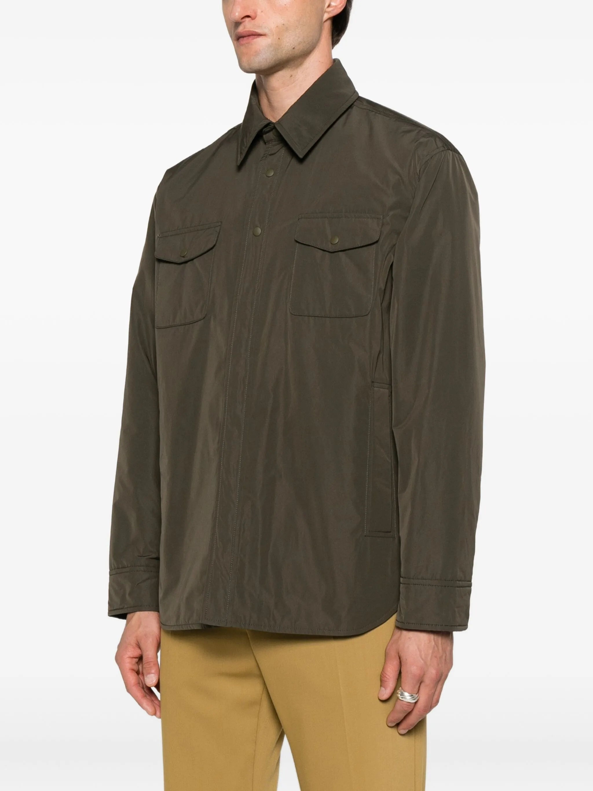 Aspesi Buttoned Flap-pocket Shirt Jacket - 5