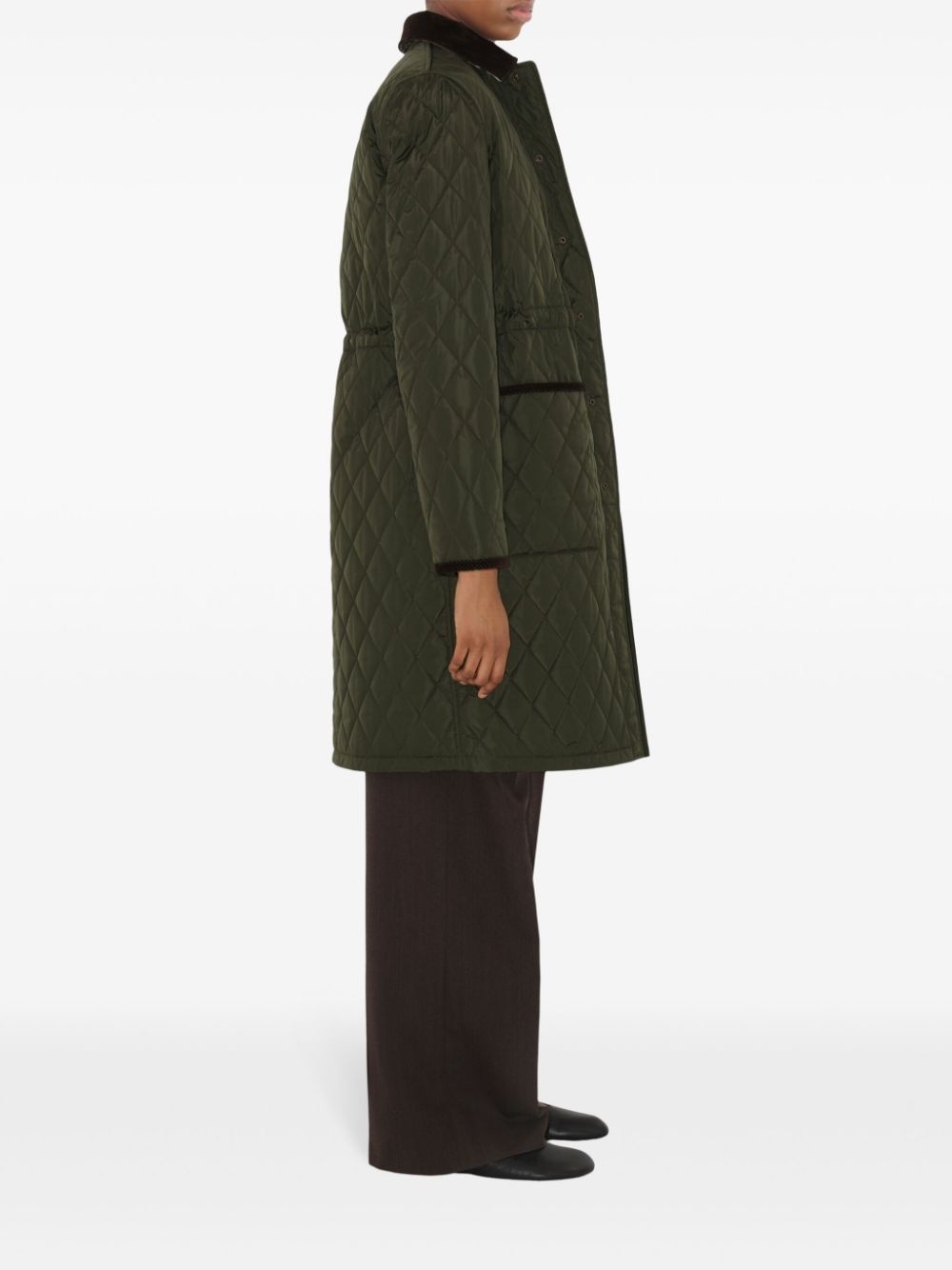 quilted car coat - 3