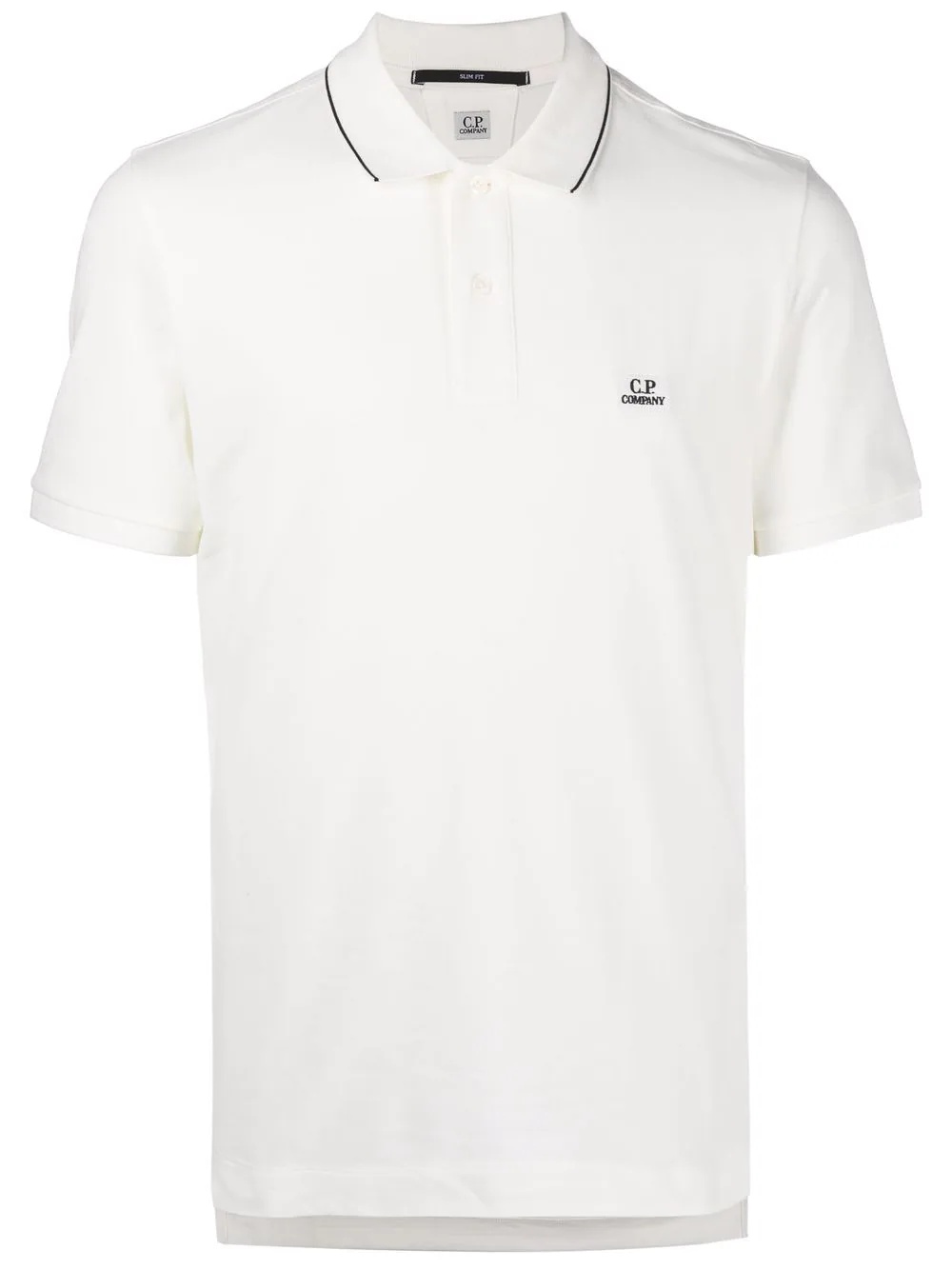 embroidered-logo polo shirt - 1