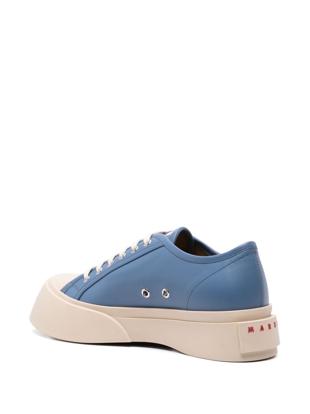 Pablo lace-up leather sneakers - 3