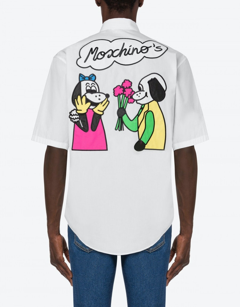 MOSCHINO COMICS CHARACTERS POPLIN SHIRT 3