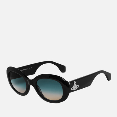 Vivienne Westwood Vivienne Westwood Women's The Vivienne Acetate Sunglasses - Shiny Gloss Black outlook