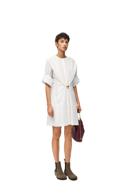 Loewe Pebble dress in cotton outlook