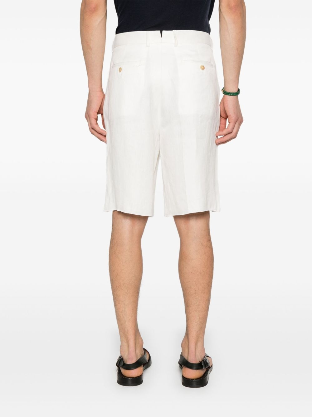 linen shorts - 4