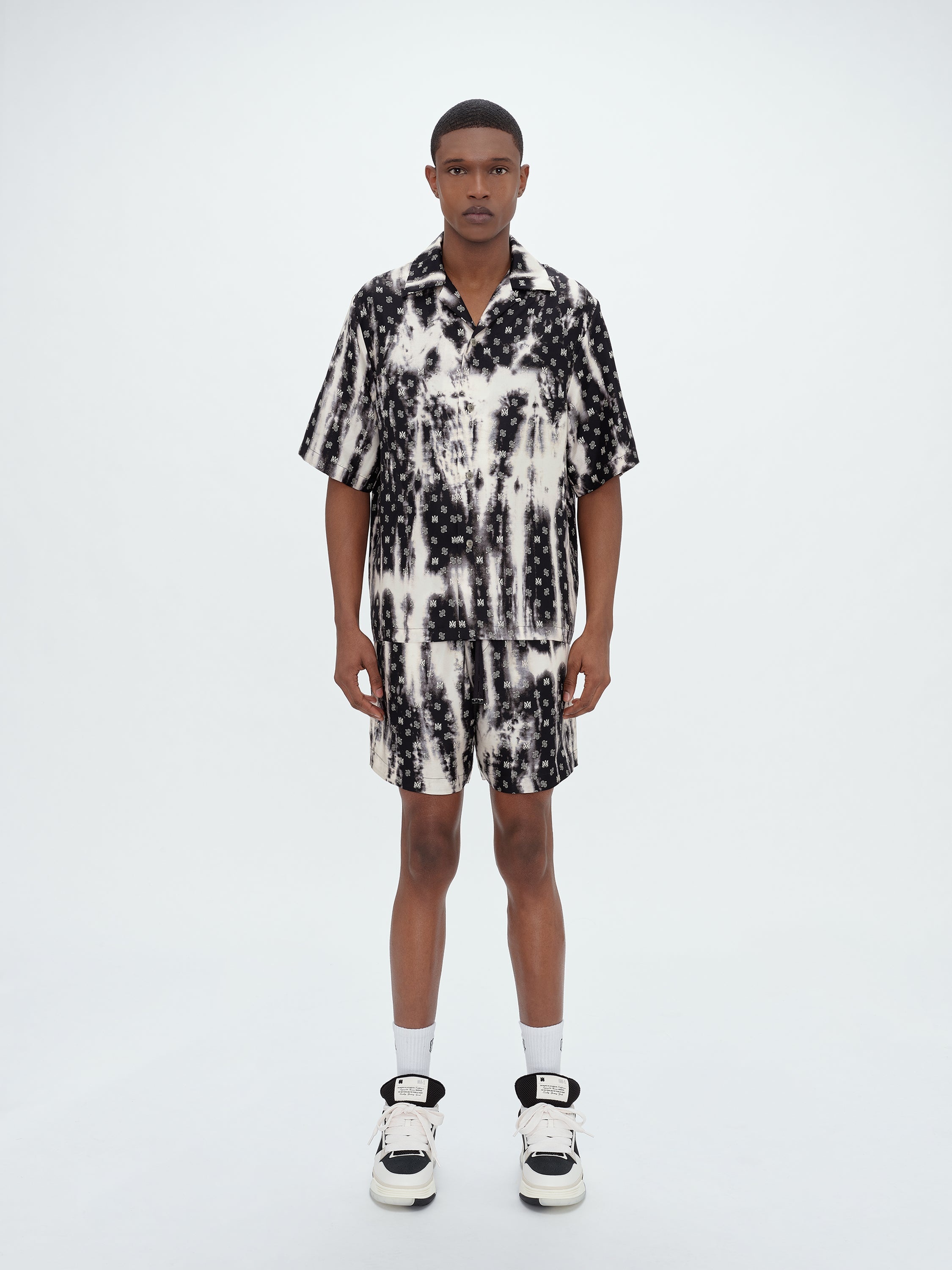 BLEACHED MA PAISLEY SILK SHORT - 2