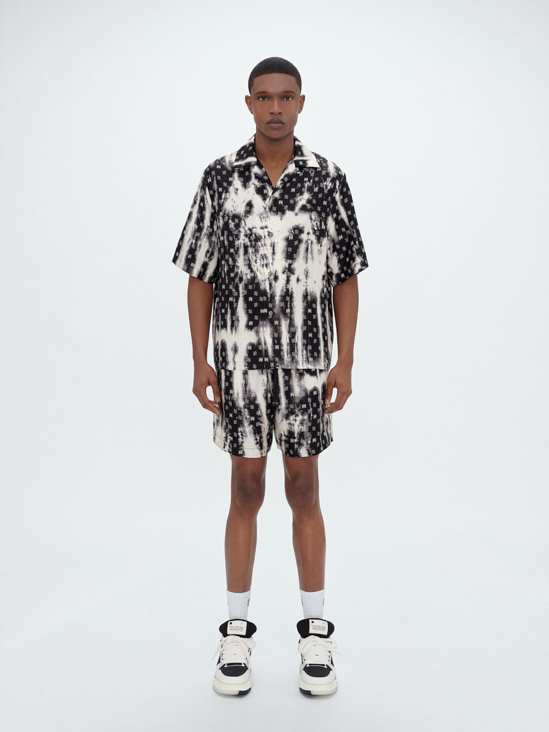 AMIRI BLEACHED MA PAISLEY SILK SHORT outlook