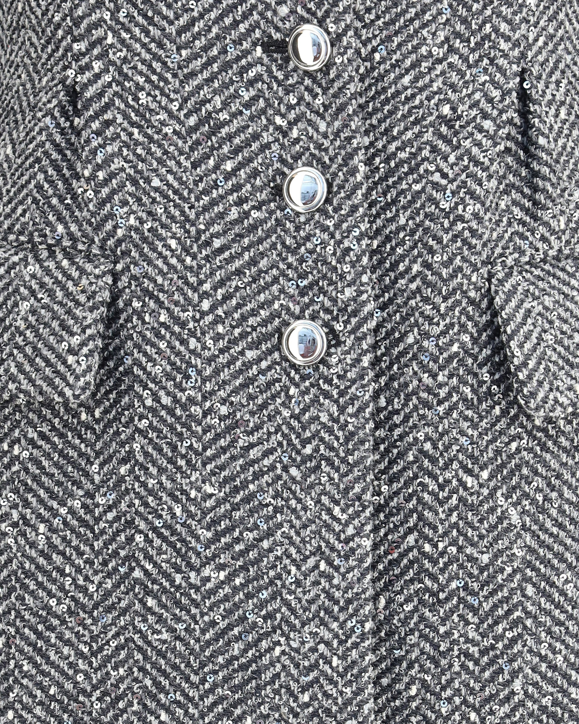 Tweed long Coat - 3