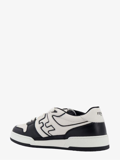 Fendi Leather Sneakers With Ff Lateral Logo - 2