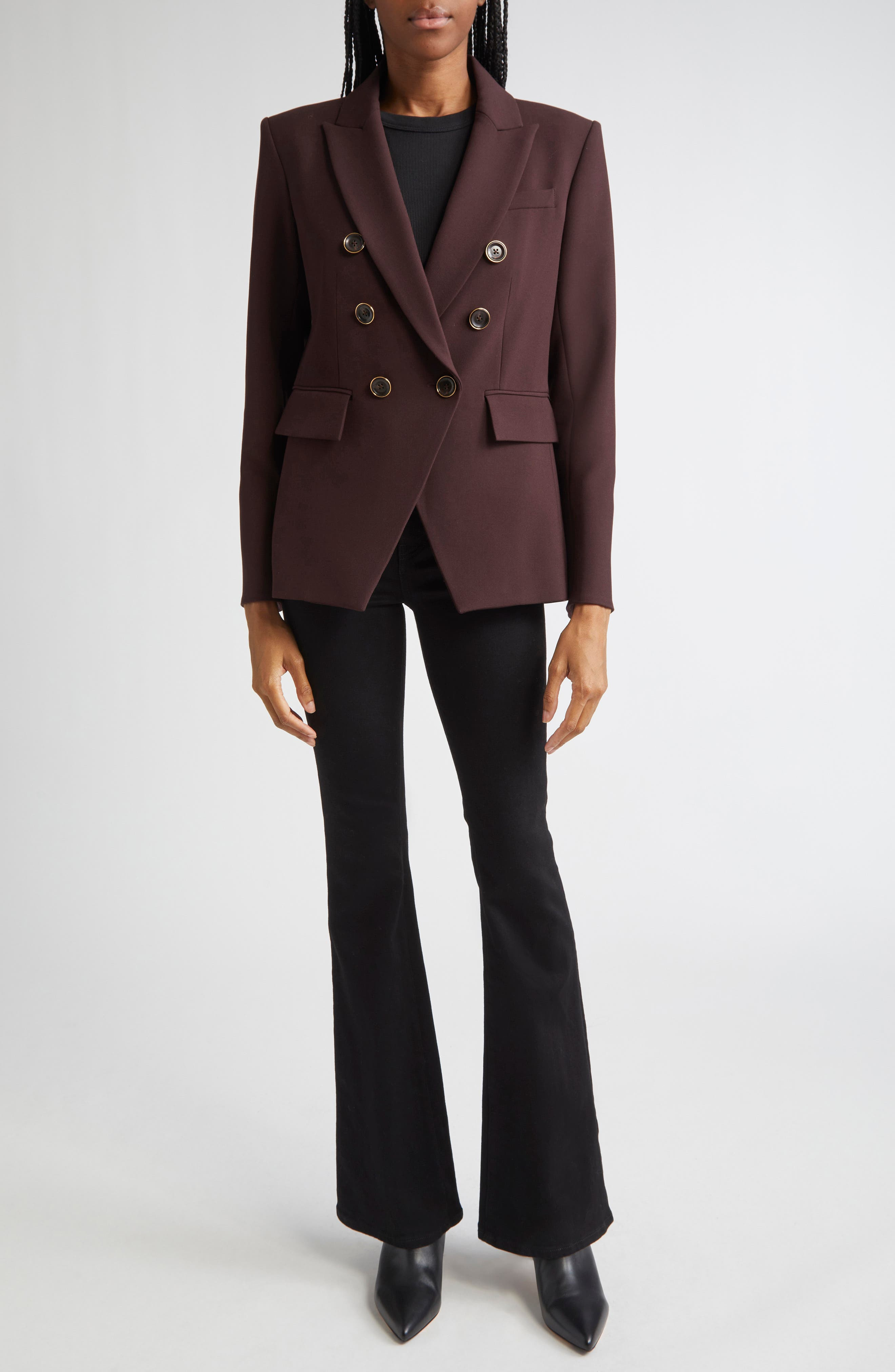 Veronica Beard Miller Dickey Jacket in Dark Currant at Nordstrom - 2