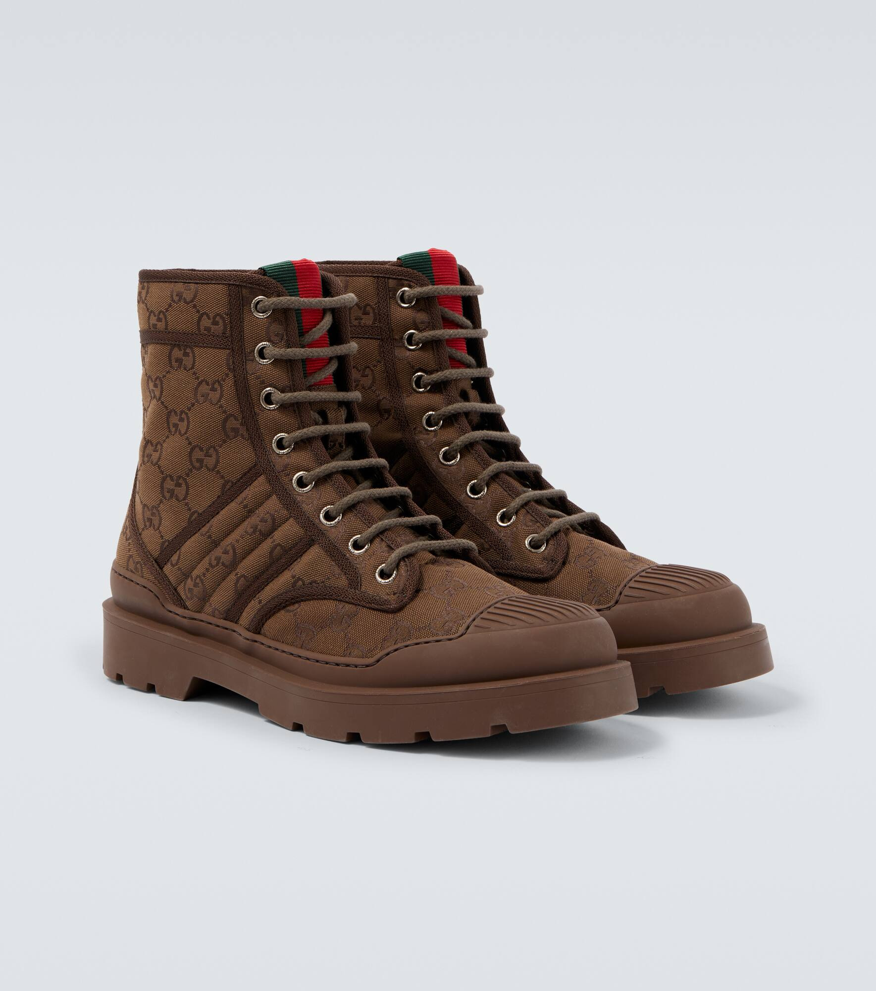 New Sherlin GG canvas ankle boots - 5