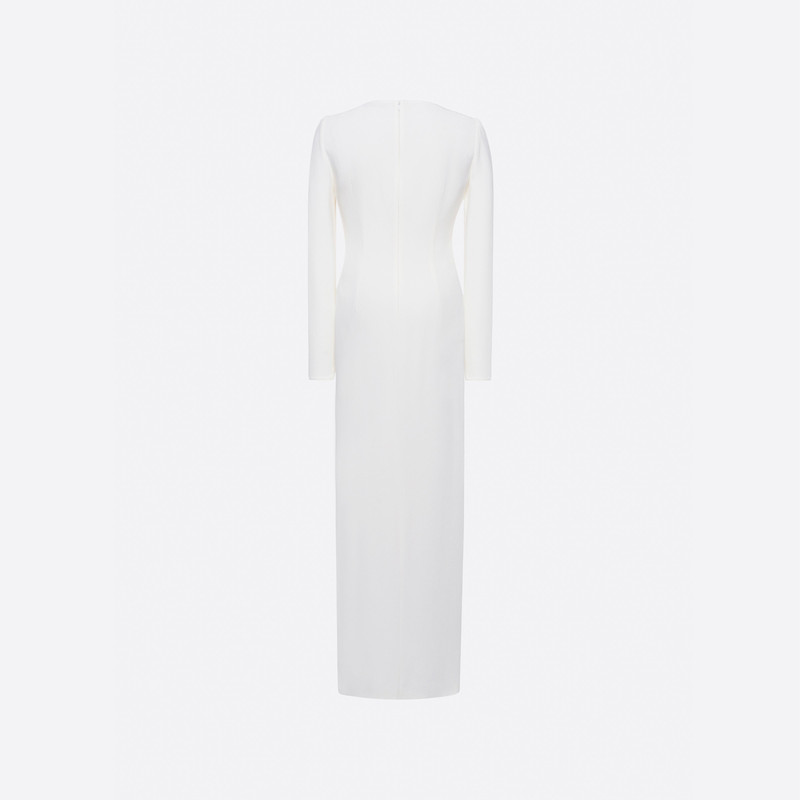 CADY EVENING DRESS WITH VOLANT 2