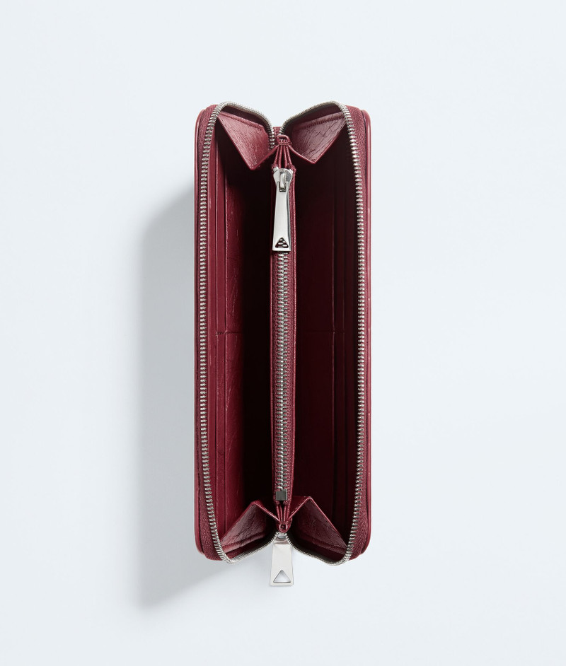 Bottega Veneta Woven Mycelium Zip-Around Wallet outlook