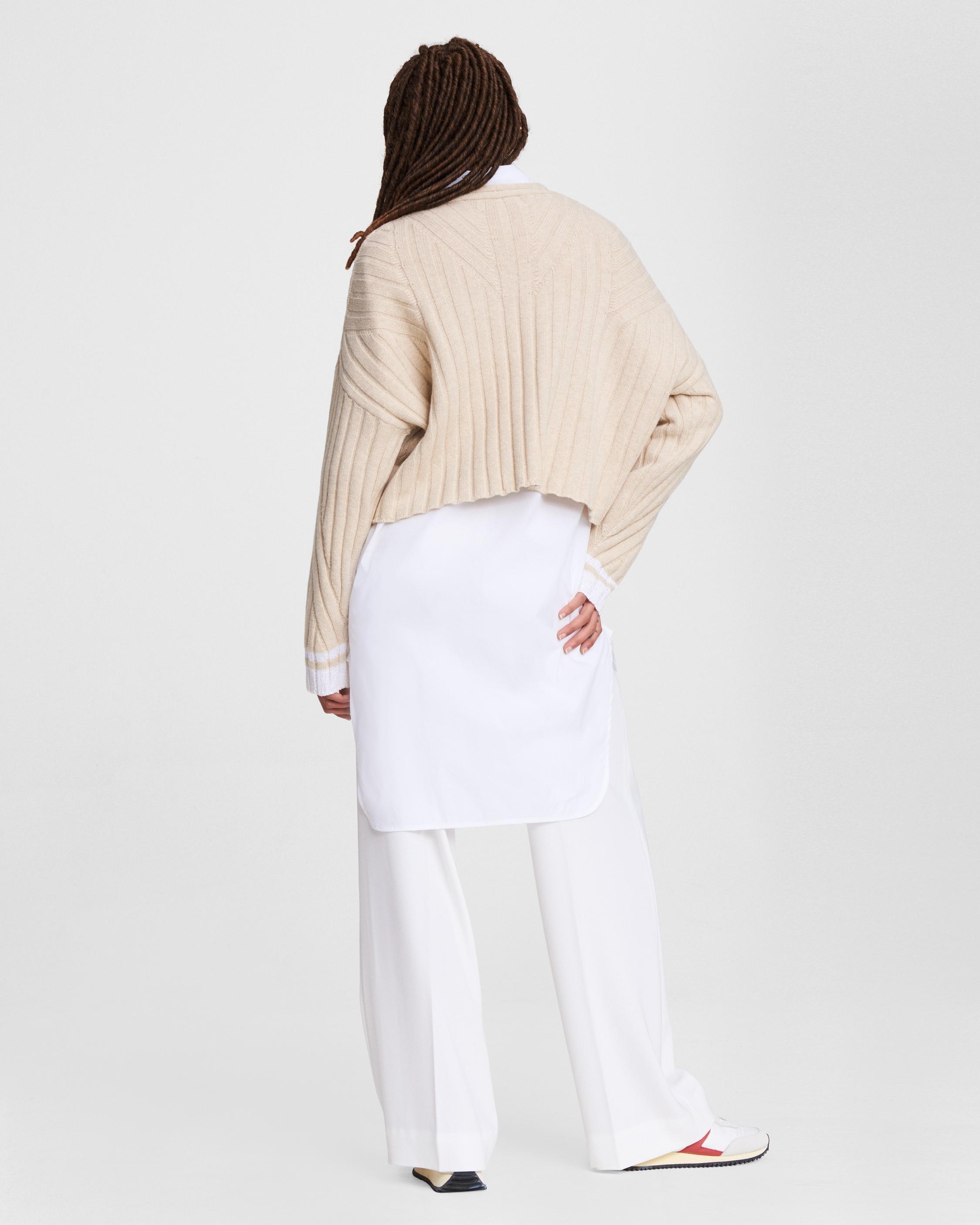 Serena Wool Blend V-Neck - 5