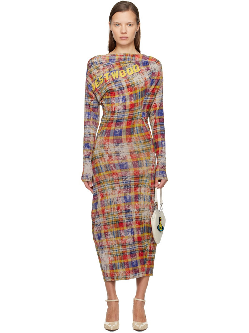 Multicolor LS Superbo Midi Dress 1