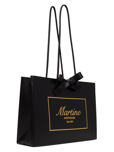 Martine Rose Black Large Shopper Tote outlook