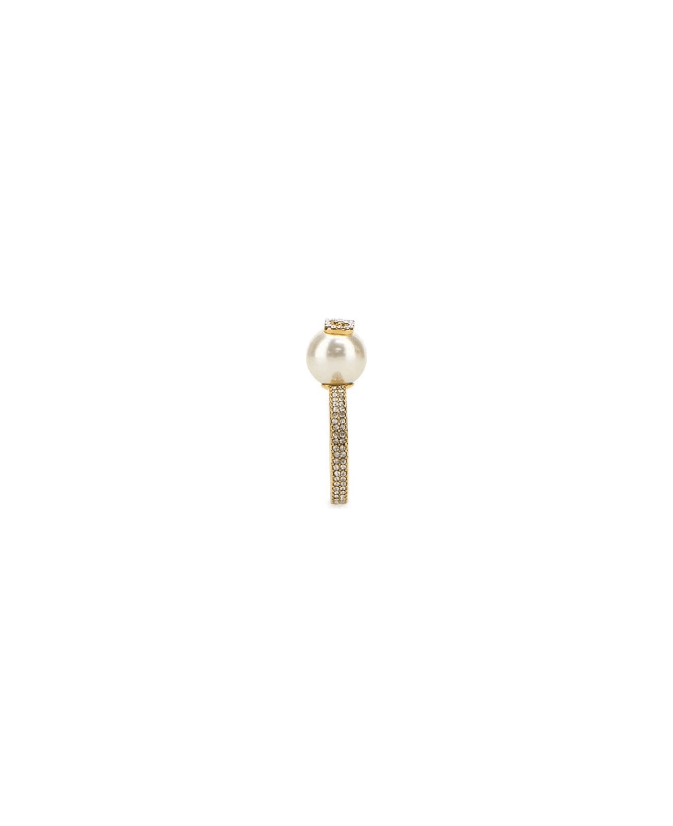 Gold Metal Vlogo Signature Ring - 2