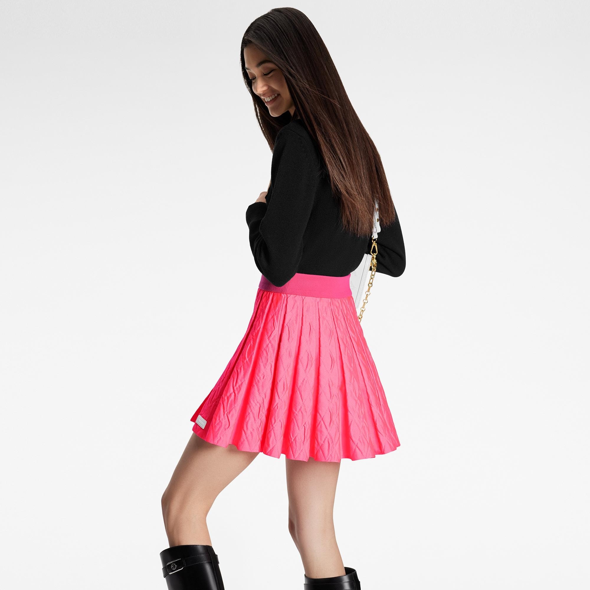 Diamond Knit Tennis Skirt - 5