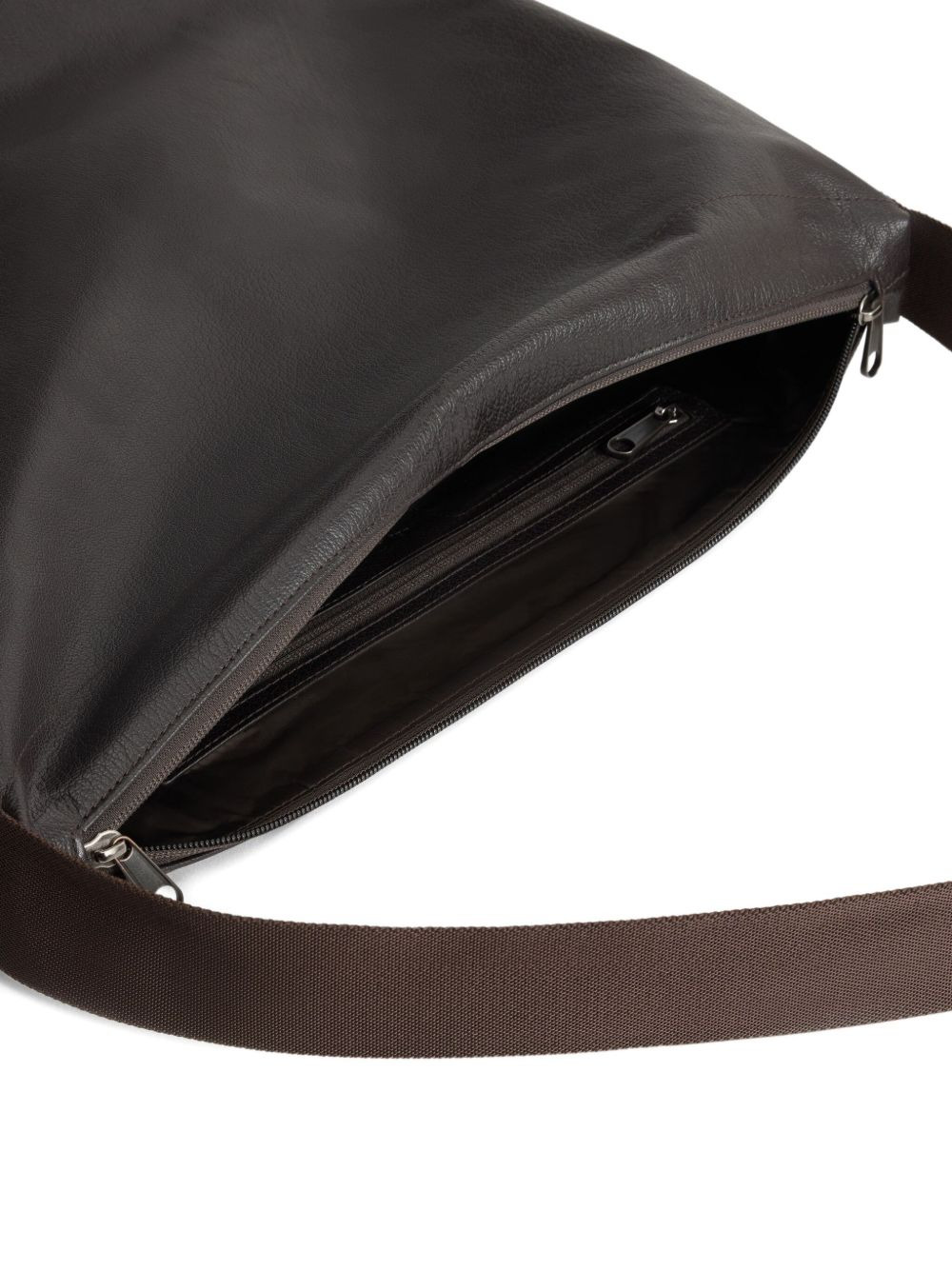 Folio elongated zip-fastening shoulder bag - 4