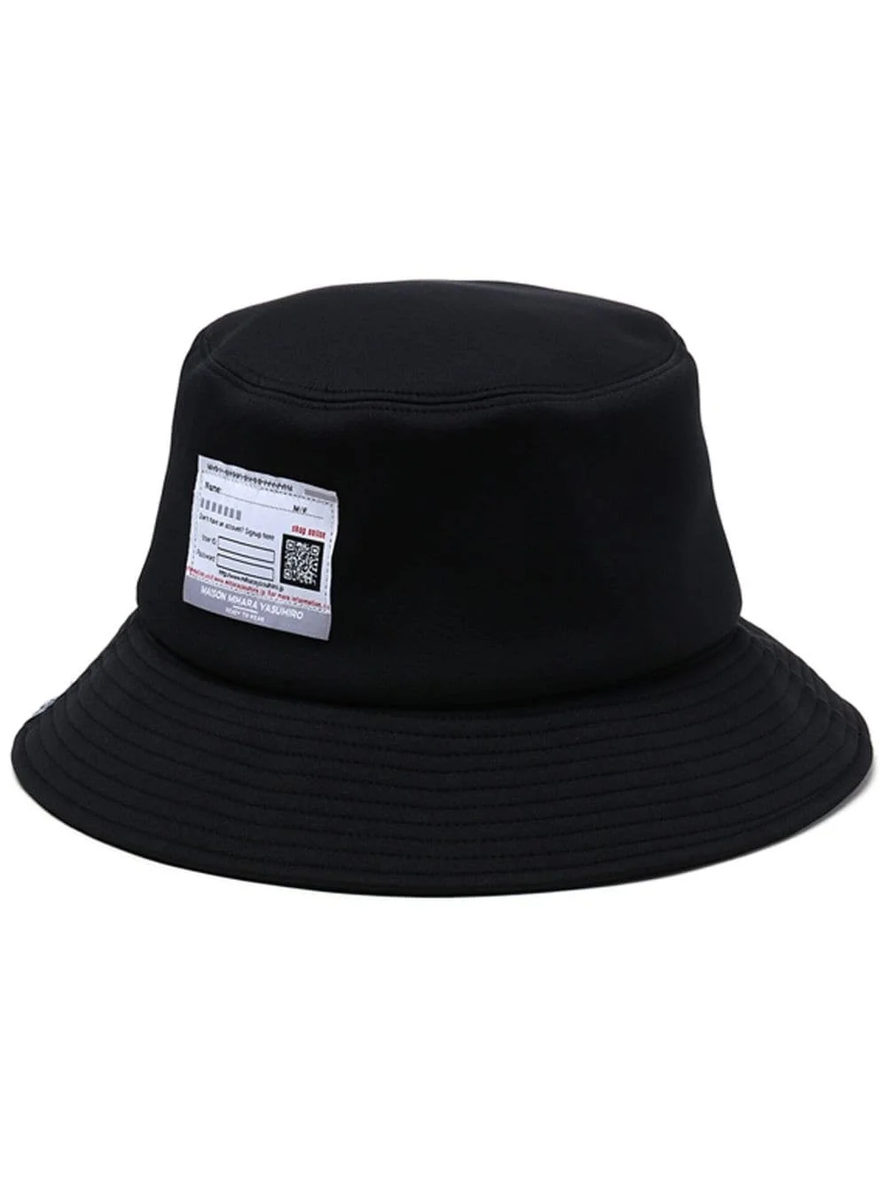 logo-patch bucket hat - 1