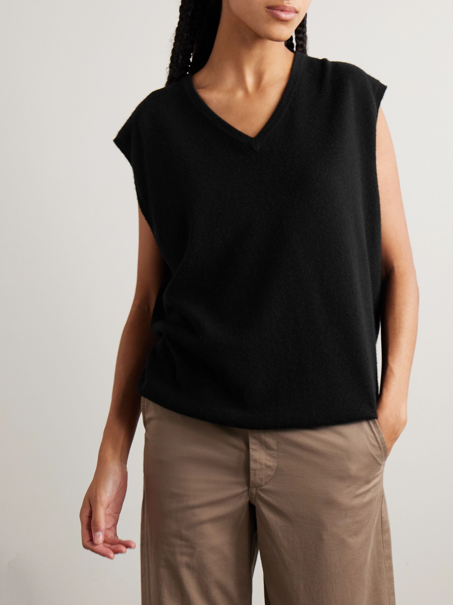 Kossy cashmere vest Black - 3