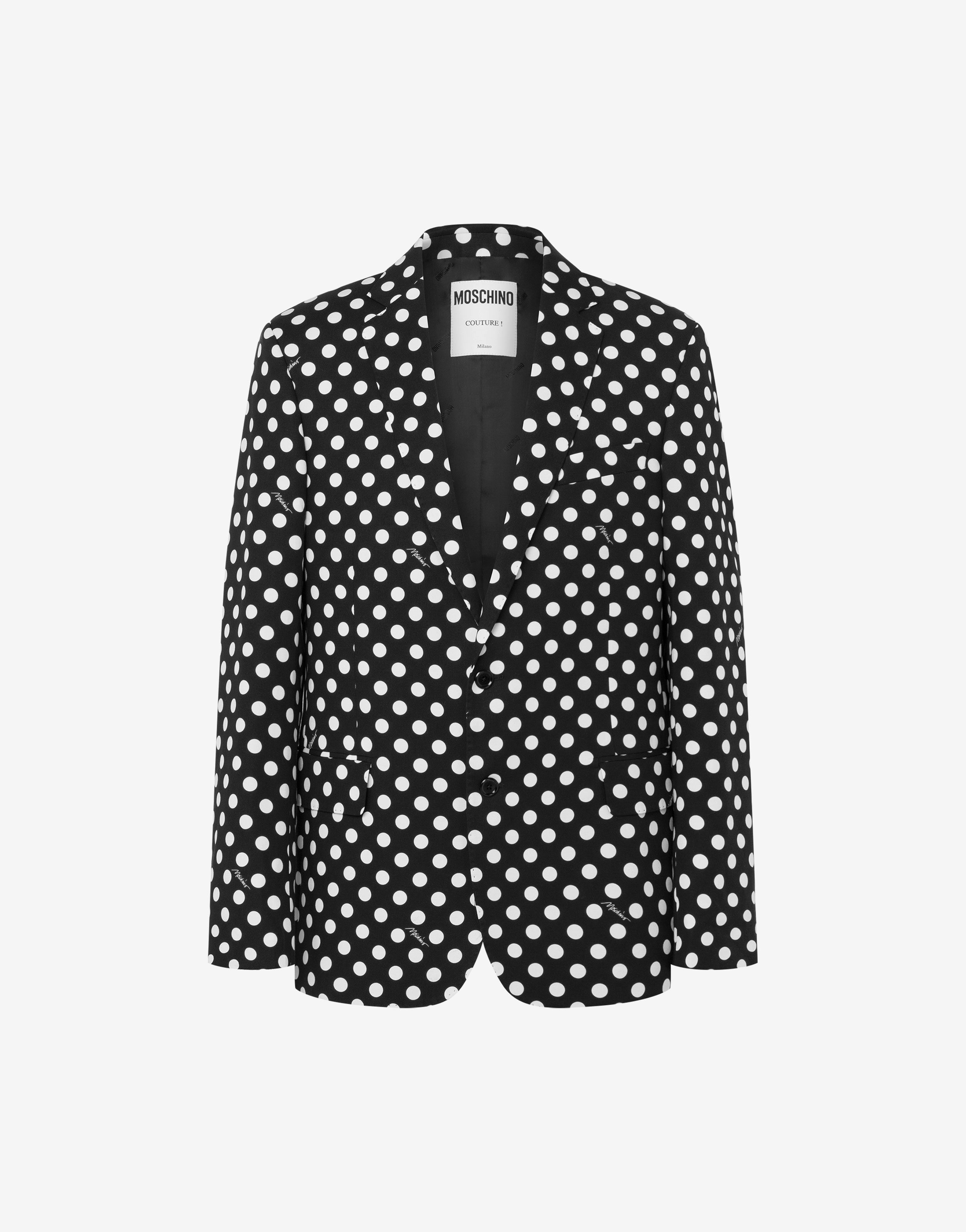 ALLOVER POLKA DOTS JACKET - 1