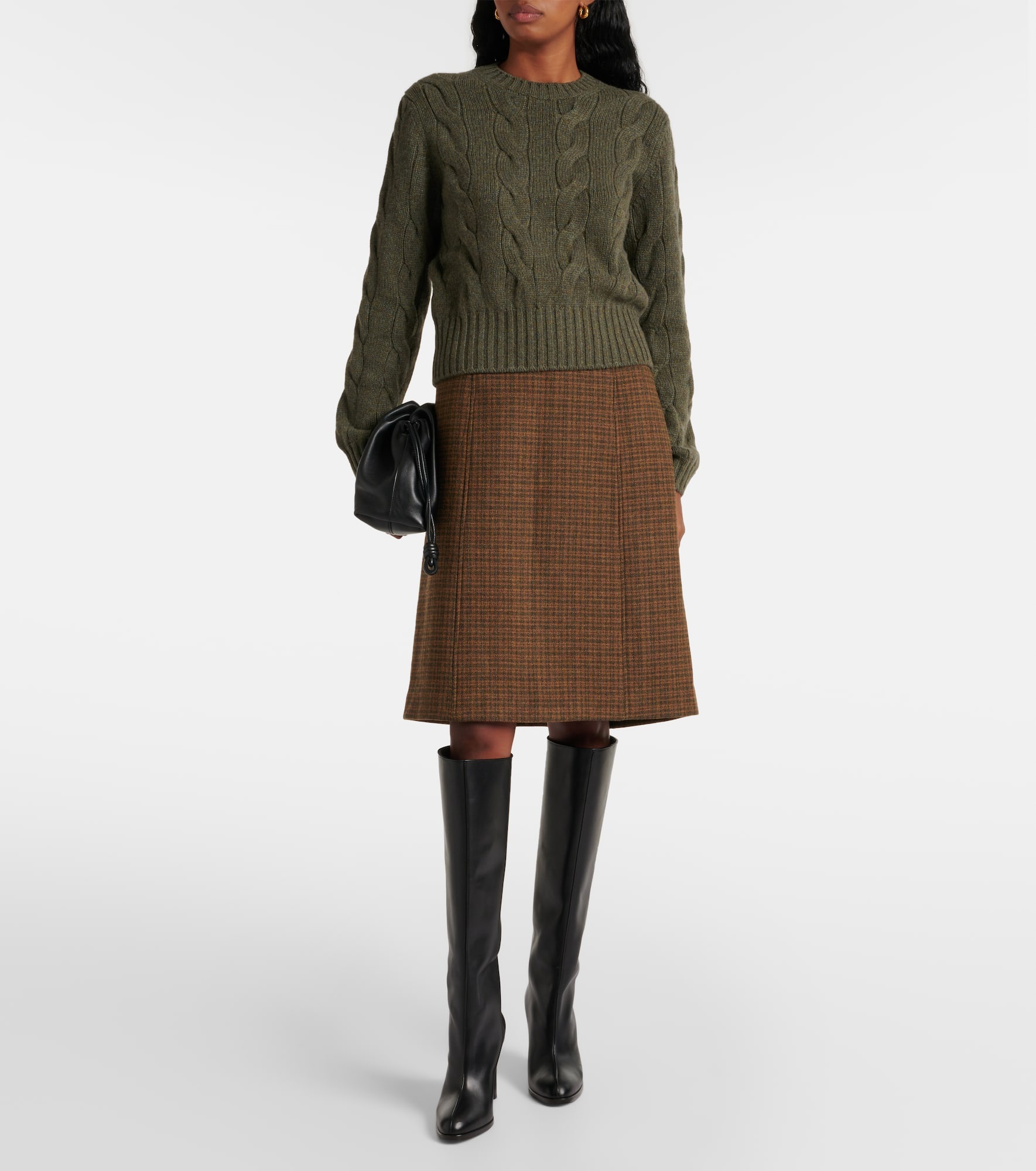 Napier cable-knit cashmere sweater - 2