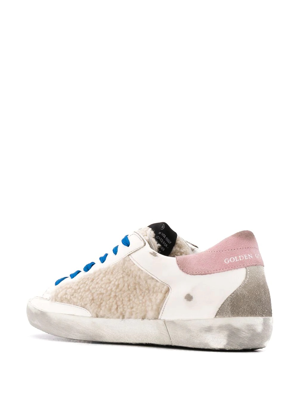 multi-panel design low-top sneakers - 3