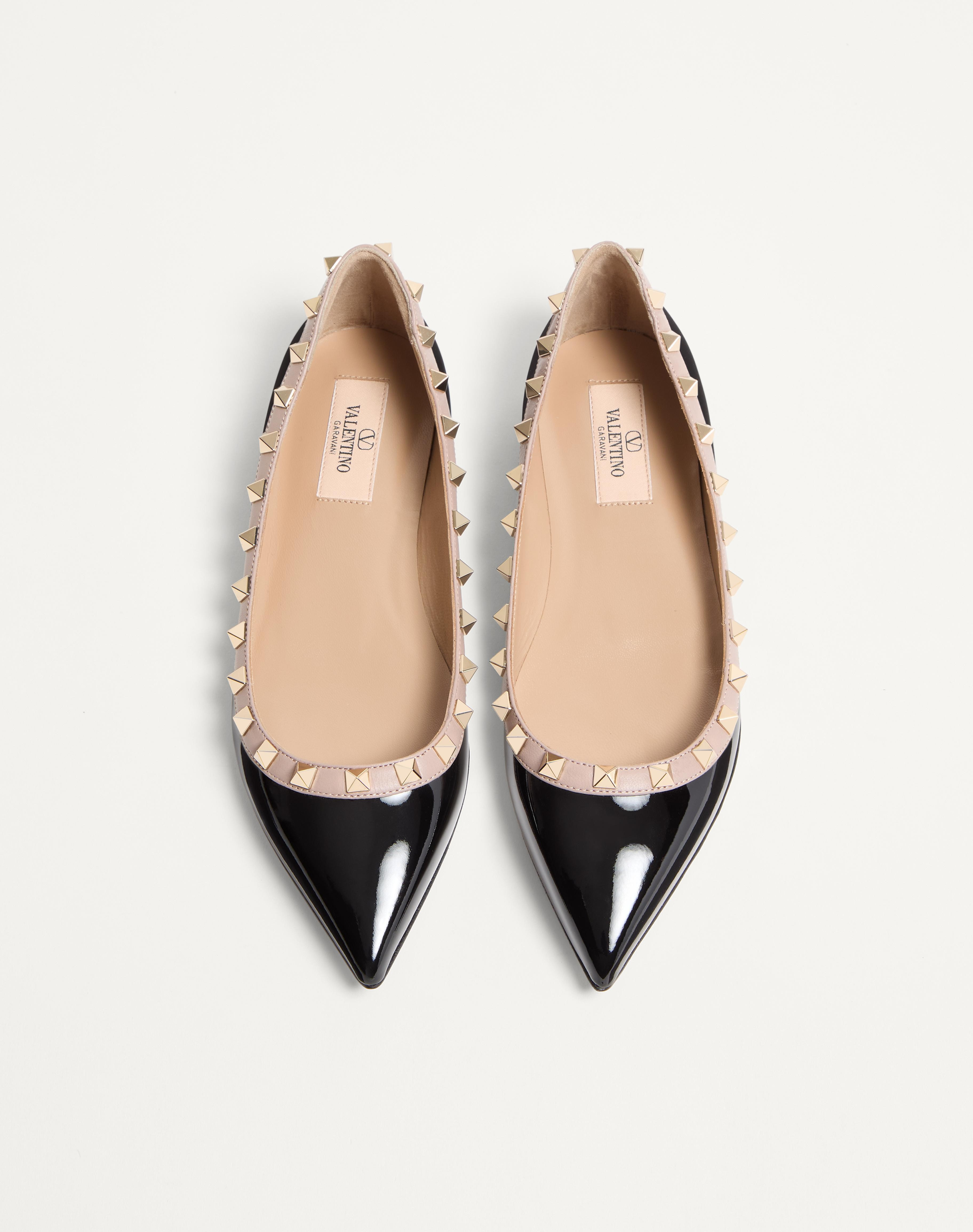 PATENT ROCKSTUD BALLET FLAT - 4