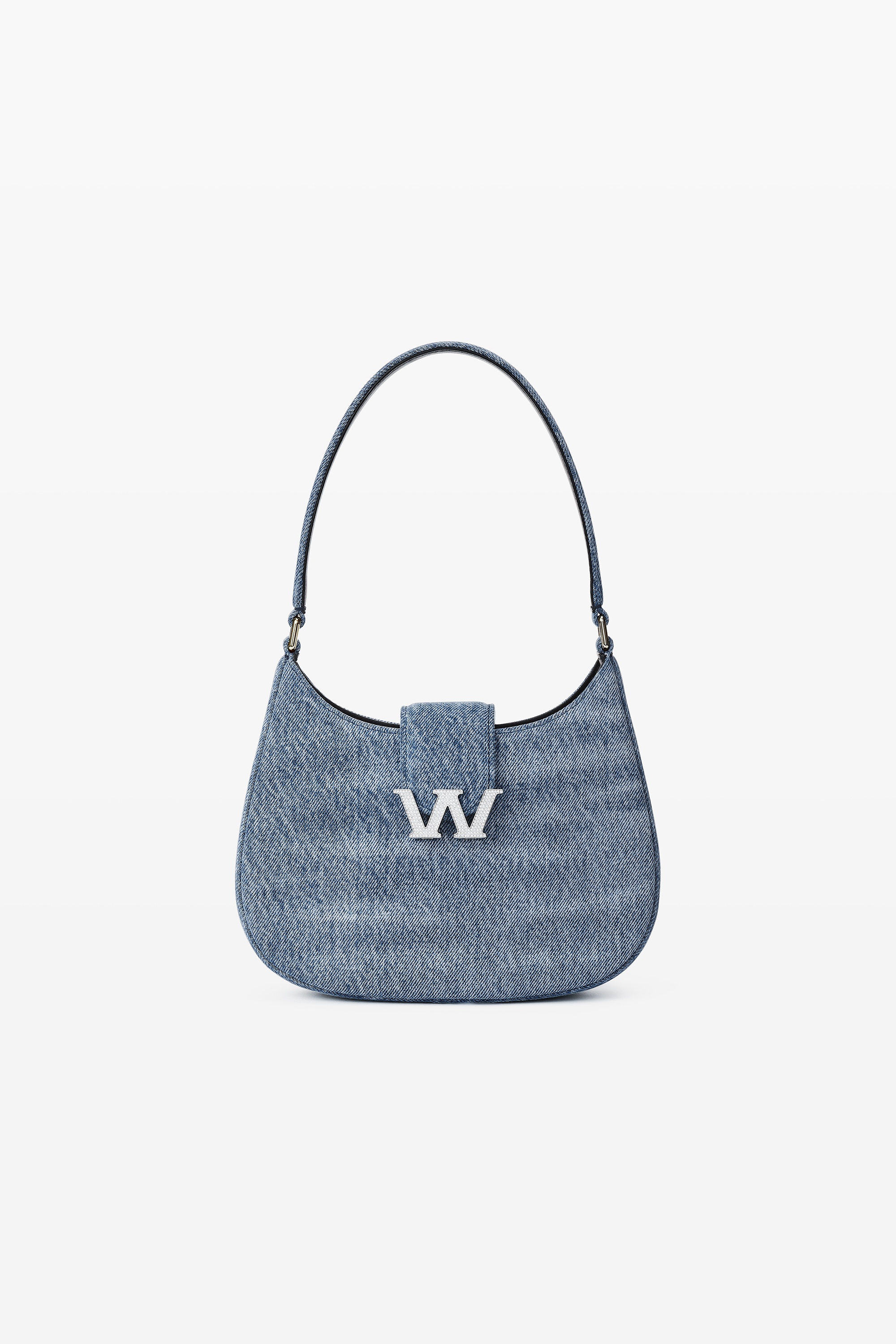 W LEGACY SMALL HOBO IN DENIM - 1