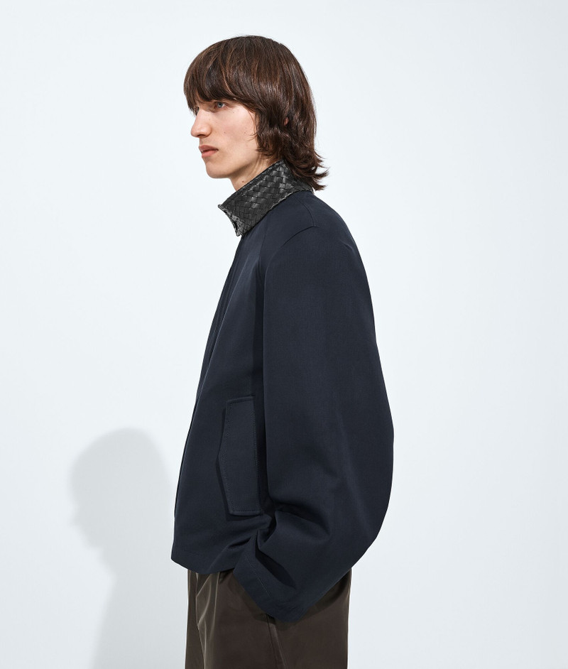 Bottega Veneta Cotton Gabardine Harrington Jacket outlook