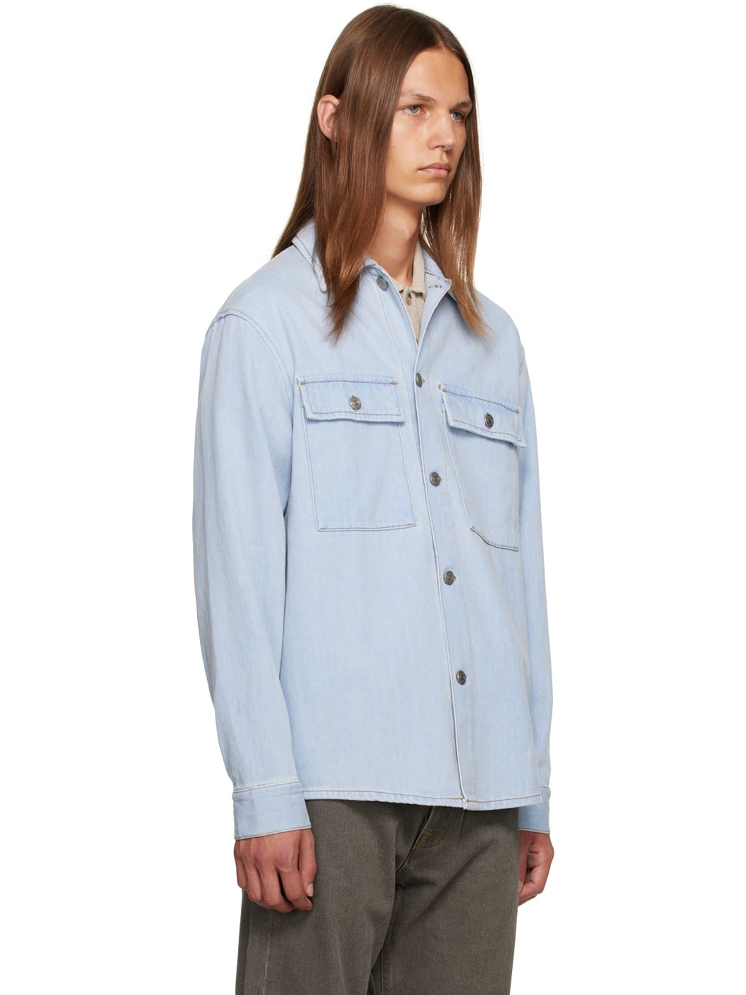 Blue Roger 1935 Denim Shirt - 2