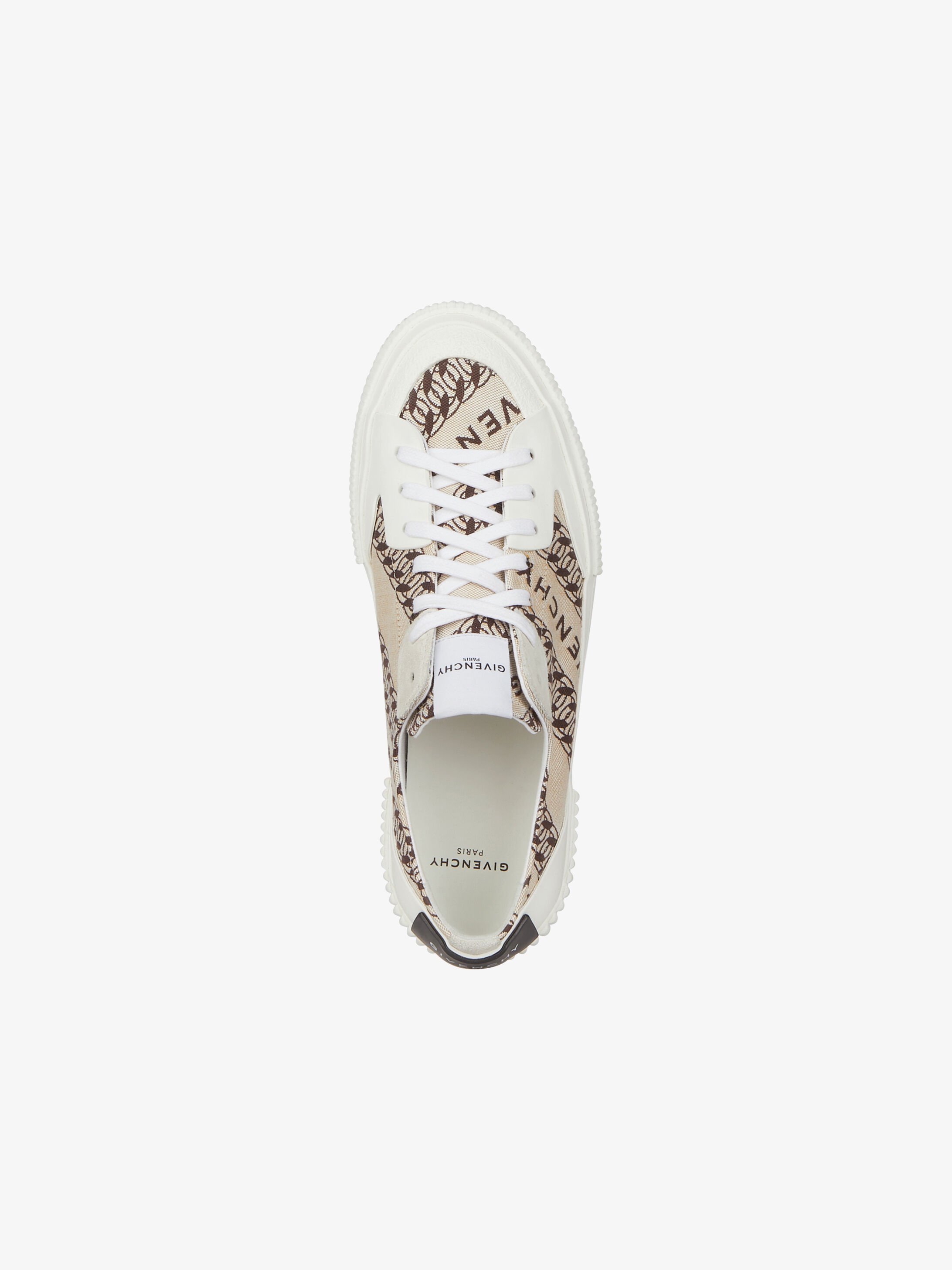 GIVENCHY Chain tennis Light low sneakers in canvas - 6